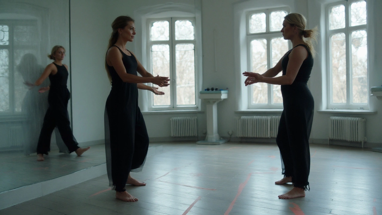 Choreografie a technika: zrcadlení, dech, rekvizity bez kýče