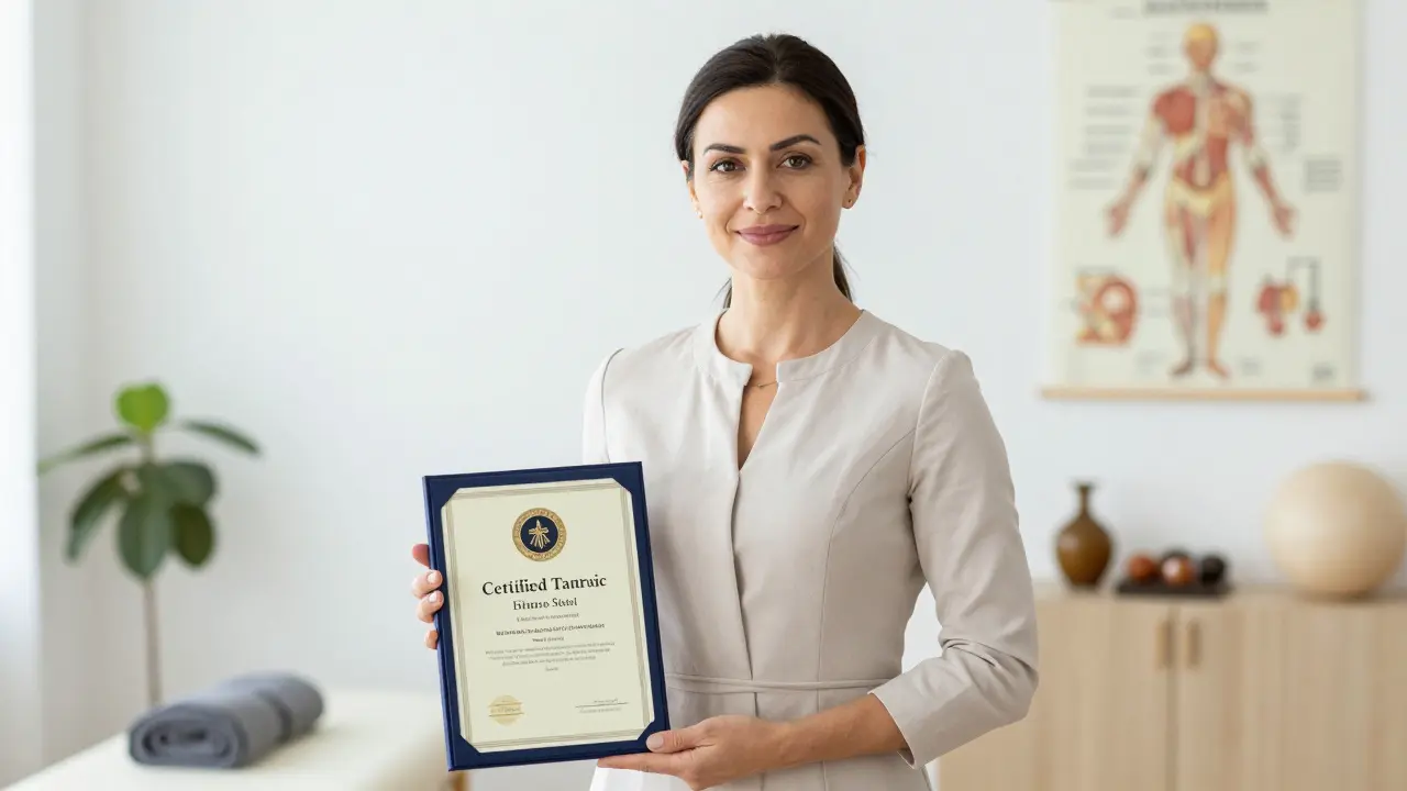 Profesionální terapeutka s certifikací ve studiu